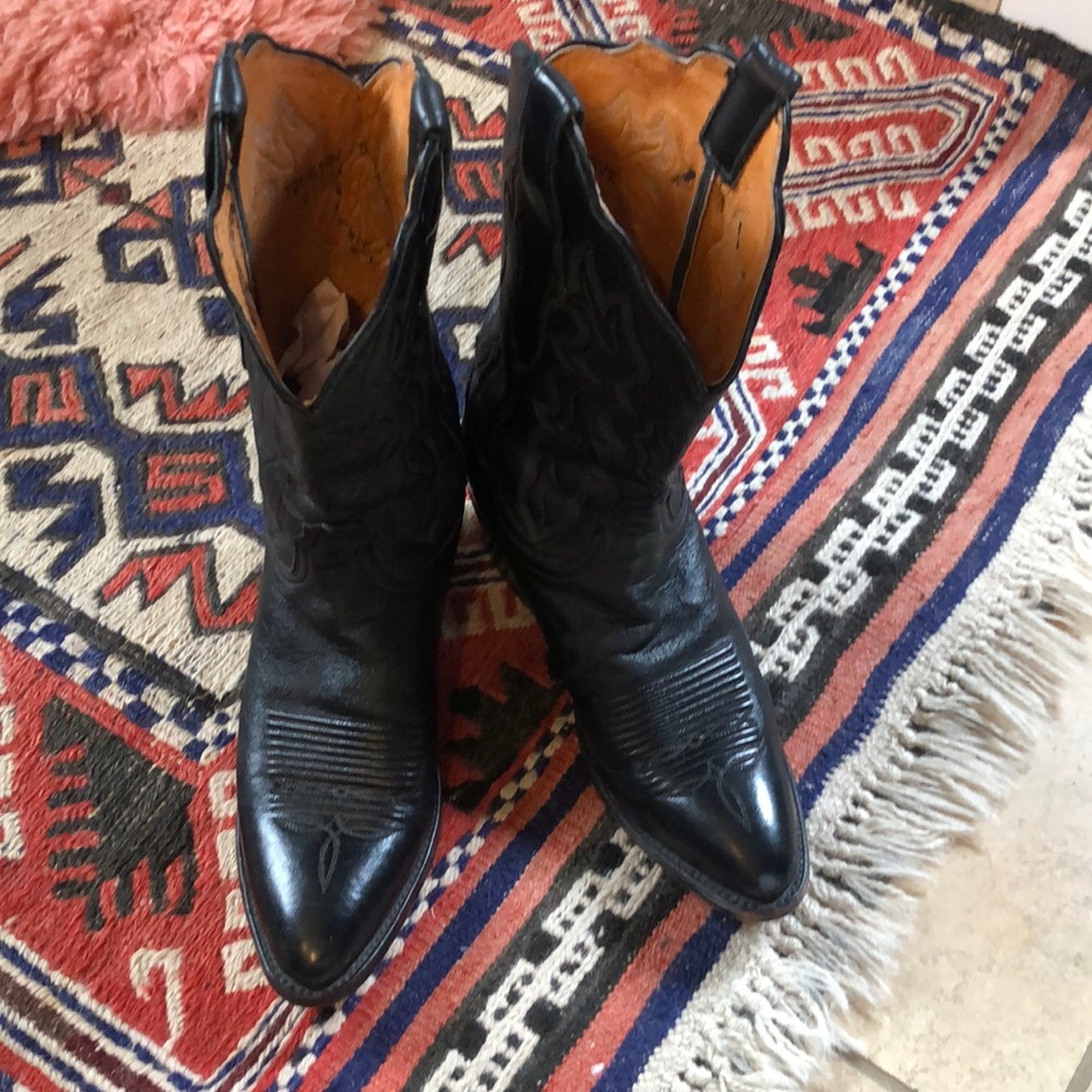 Lucchese 2000 black boots
